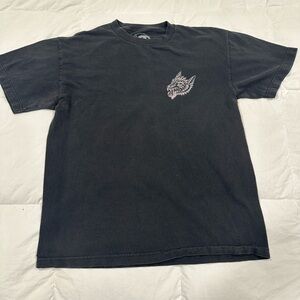 BLACK GRAPHIC TEE SHIRT